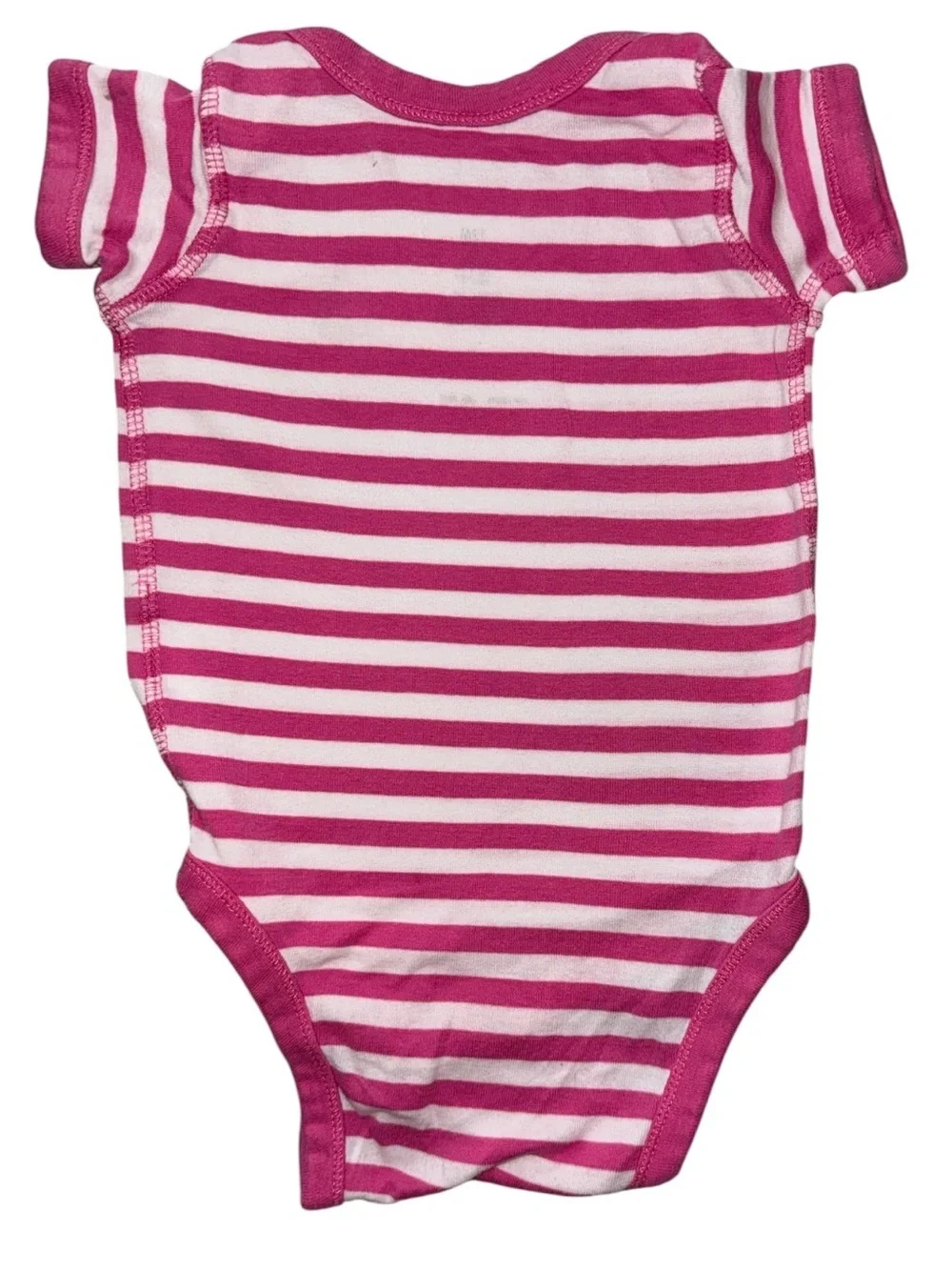 Masters golf Pink Striped Baby One-Piece Bodysuit